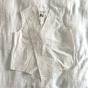 Anthropologie HD in Paris Sleeveless Eyelet Top